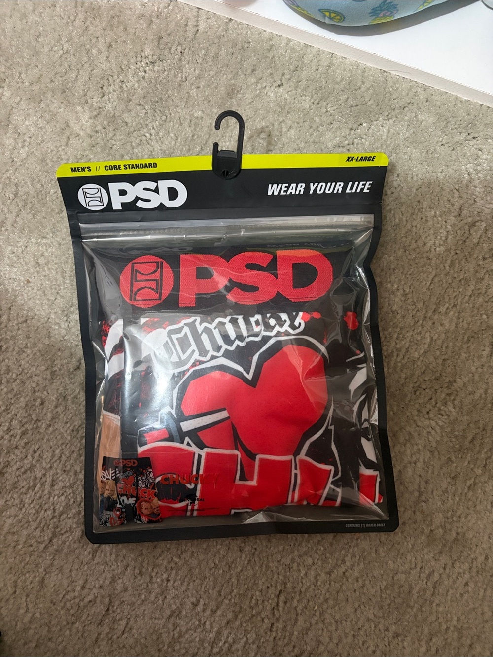 PSD Kids Black & Red Graphic Underwear